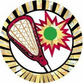 Sunburst Hologram Mylar Insert - 2" Lacrosse